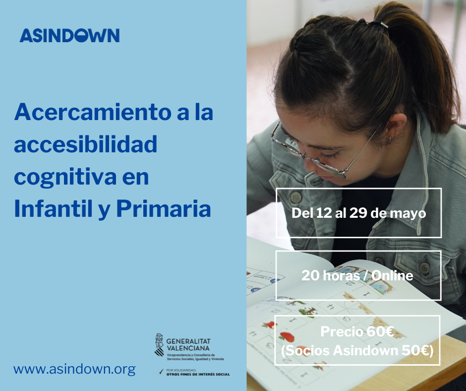 ACERCAMIENTO A LA ACCESIBILIDAD COGNITIVA EN INFANTIL Y PRIMARIA (Edición mayo)